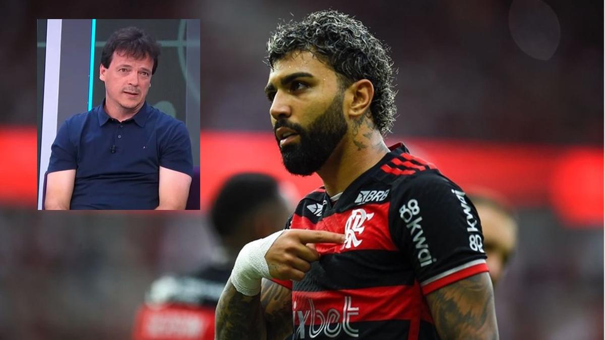 Gabigol deve trabalhar pela primeira vez com Fernando Diniz (Foto/Reprodução/Montagem)