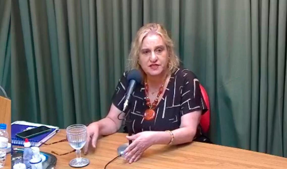 Superintendente de Planejamento Urbano, Ana Luísa Bilharinho, durante entrevista no programa<em> Pingo do J</em> (Foto/Reprodução)