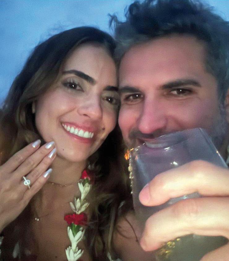 Altar à vista também para Lorena Fiúza e Thiago Calçado, que ficaram noivos em trip nos EUA (Foto/Arquivo pessoal)