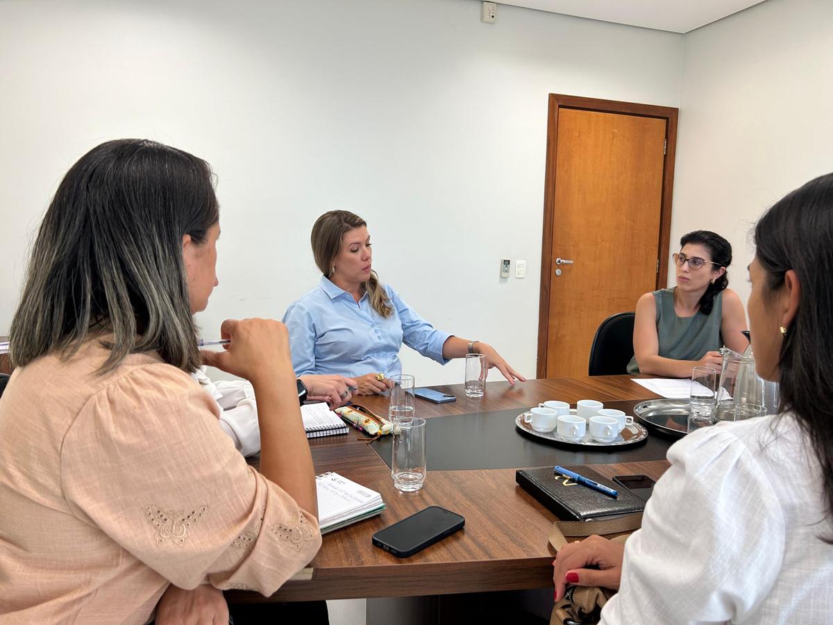 Reunião para tratar sobre políticas públicas com crianças e adolescentes (Foto/Divulgação)