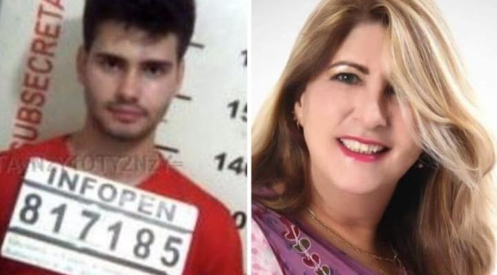 Samuel Giron de Paula Paiva foi preso acusado de matar a própria mãe, a delegada aposentada Suely Márcia Giron de Paula (Foto/Reprodução)