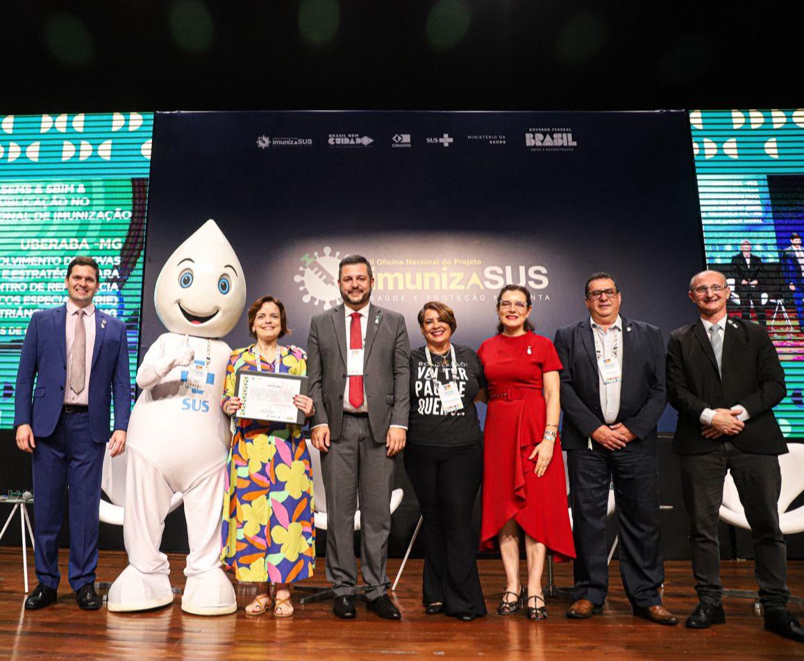 Premiação ocorreu na II Oficina Nacional do Projeto ImunizaSUS, em Brasília (Foto/Divulgação)