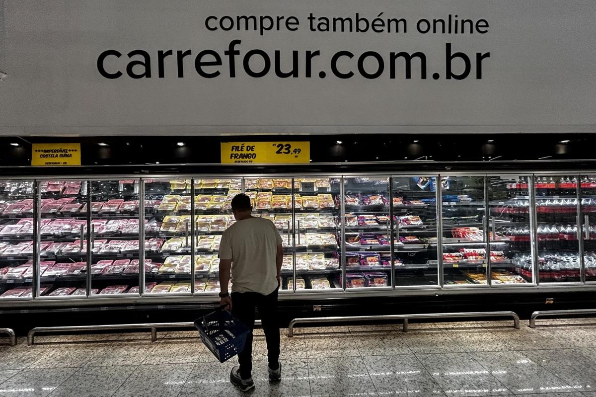 O Carrefour Brasil afirmou não ter informações sobre a carta de desculpas do executivo (Foto/Nelson Almeida/AFP)