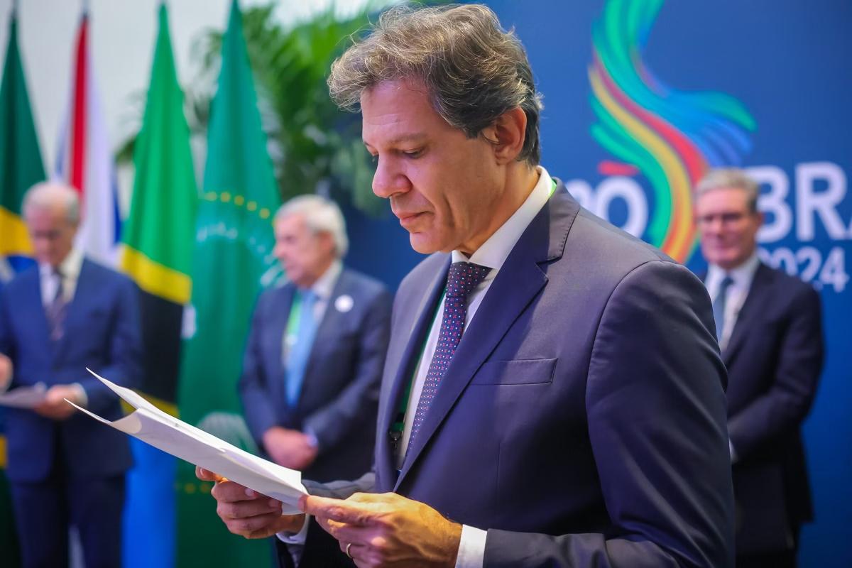 Ministro da Fazenda, Fernando Haddad, fez pronunciamento sobre medidas de corte de gastos (Foto/Direitos Reservados)