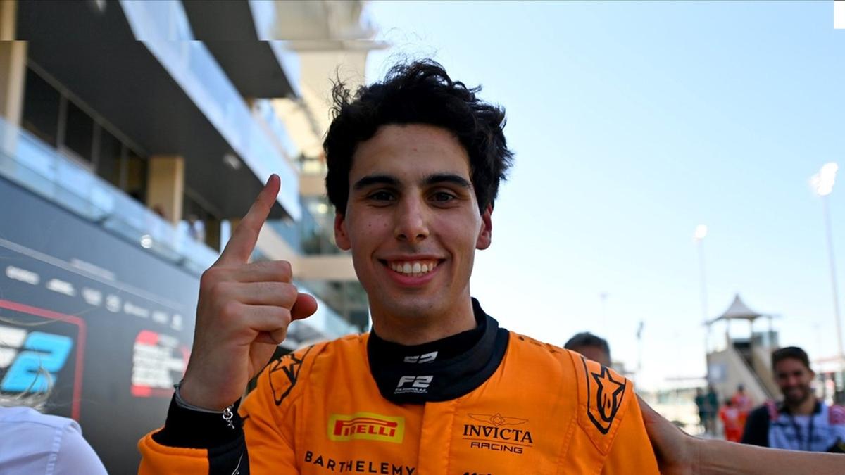 Gabriel Bortoleto irá disputar a Fórmula 1 da próxima temporada pela Sauber. (Foto F-2 - Redes sociais Reprodução ND)