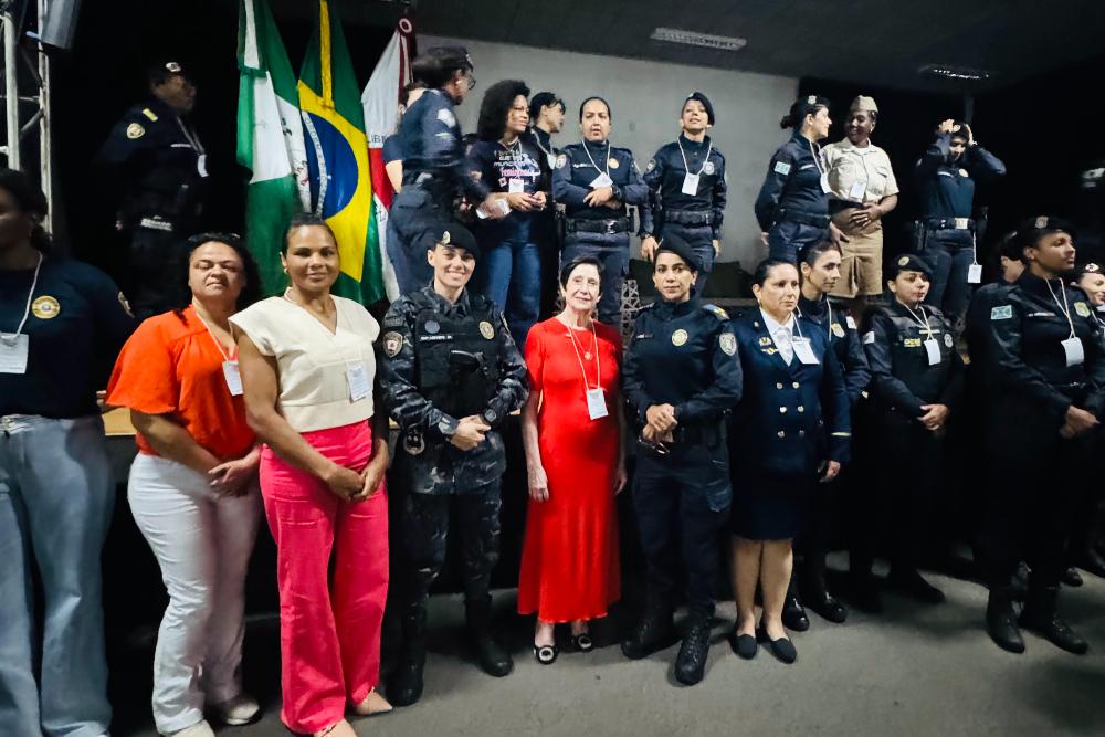 Guardas municipais participam do 6º Encontro da categoria de Minas Gerais, na cidade de Cláudio (Foto//Divulgação)