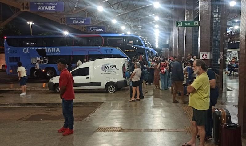 Nos últimos dias, o movimento no terminal rodoviário de Uberaba já registrava aumento, e a partir de hoje deve crescer ainda mais (Foto/Divulgação)