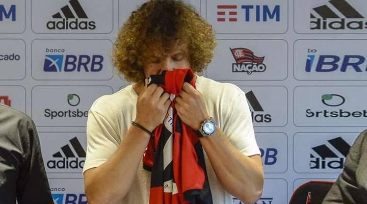 Aos 37 anos, David Luiz tinha uma renovação de contrato engatilhada com a ex-diretoria de Rodolfo Landim (Foto/Divulgação/Flamengo)