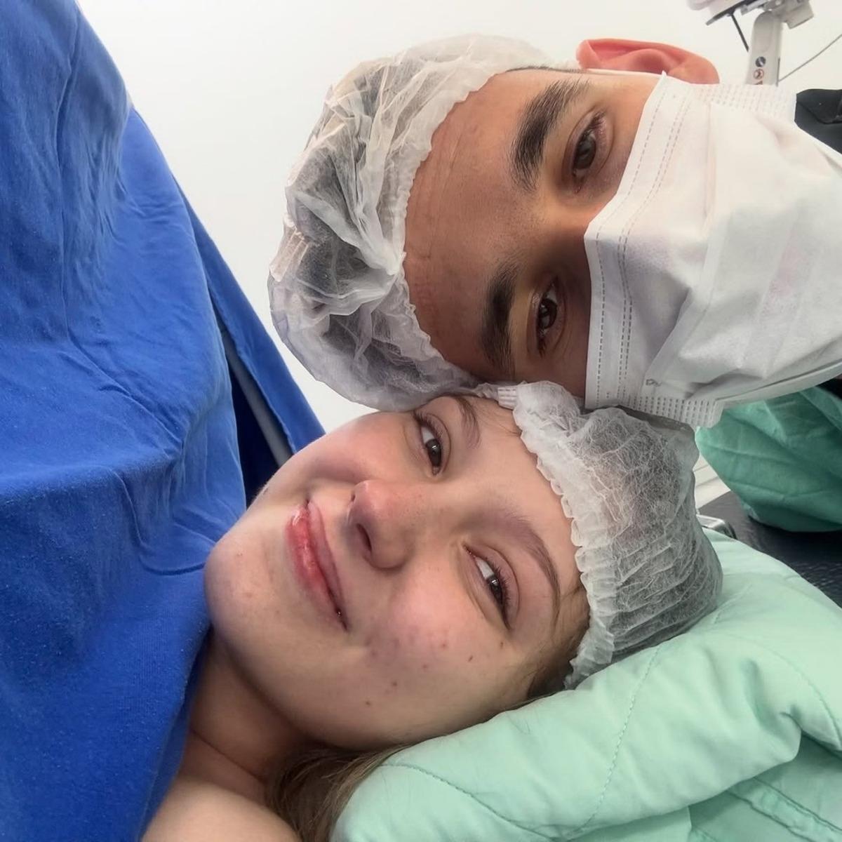 Isabel Veloso e Lucas Borbas (Foto: Reprodução Instagram @lucasborbass)