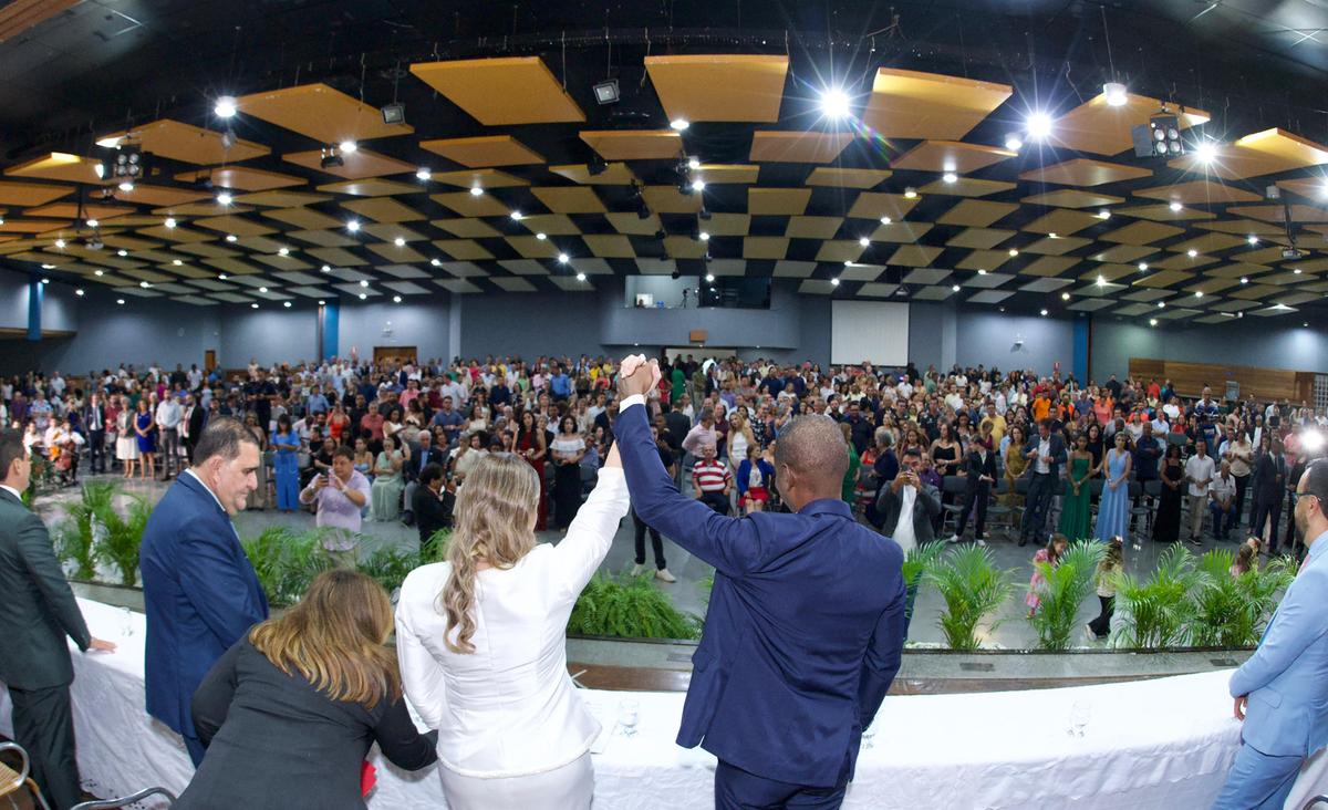 A cerimônia aconteceu no Centro de Eventos da ABCZ, em Uberaba (Foto/André Santos)