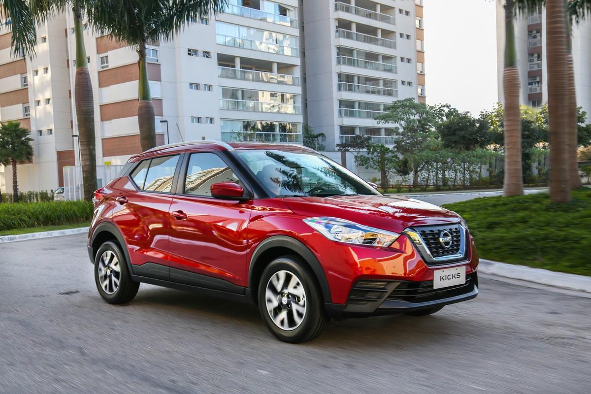 Nissan Kicks S CVT é uma das opções da lista (Foto: Nissan/Divulgação)