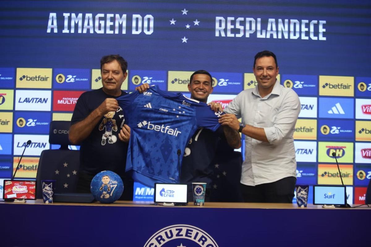 “Acho que o momento certo de eu vir para o Cruzeiro era este”, disse Dudu (Foto/Alex de Jesus/O Tempo)