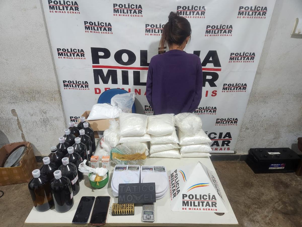 A operação resultou na prisão de uma mulher (Foto/Divulgação)