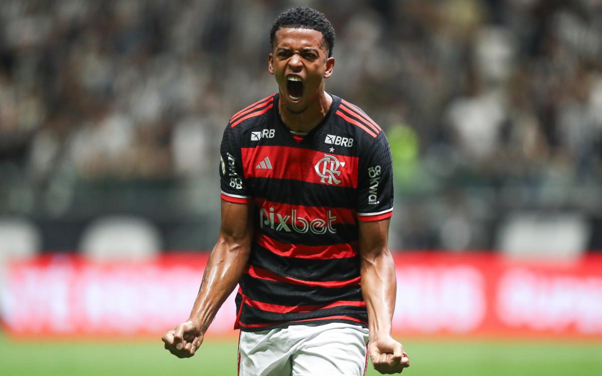 Carlinhos foi contratado para ser reserva imediato de Pedro, já que Gabigol estava suspenso (Foto/Gilvan de Souza/Flamengo)