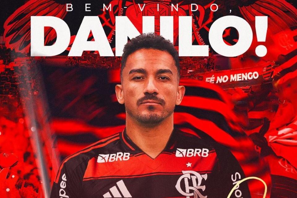 Com 33 anos, Danilo assinou com o Flamengo até dezembro de 2026 (Foto/Flamengo/Divulgação)