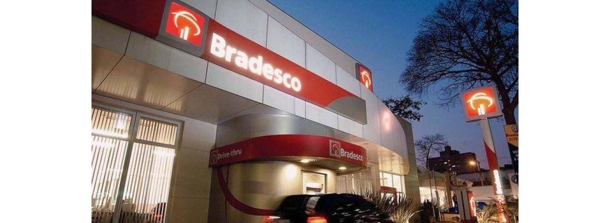 Foto ilustrativa mostra agência do Bradesco. (Foto/Divulgação)