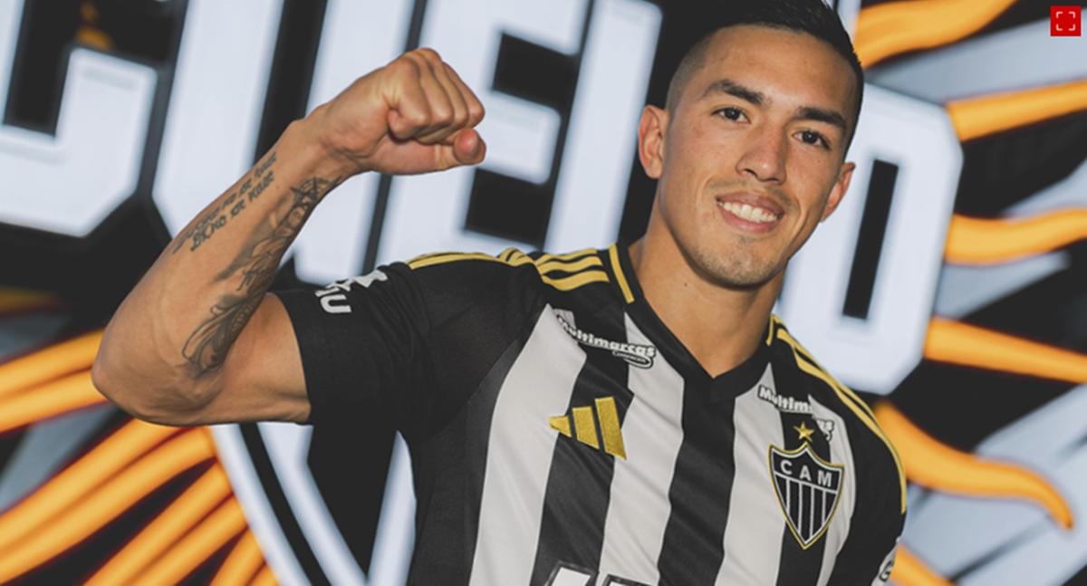 Cuello deixou o campo chorando com as mãos no tornozelo esquerdo, preocupando o Atlético para o clássico contra o Cruzeiro (Foto/Divulgação)