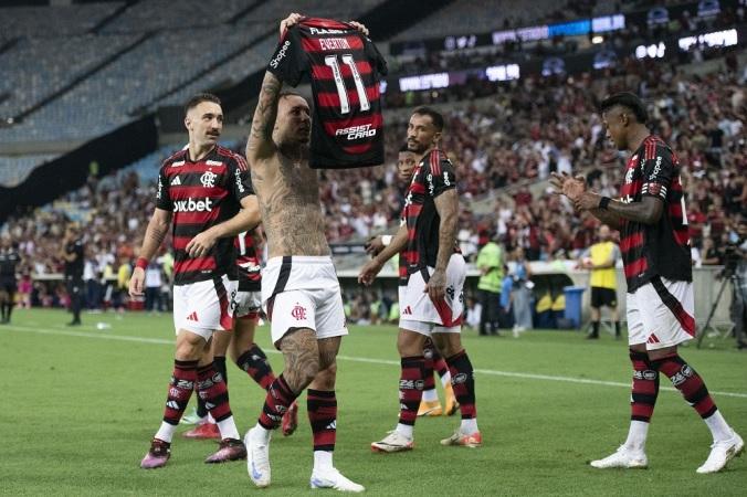 Sobrando – Flamengo vence o Vasco com todos os méritos (Foto/Delmiro Junior - Agência O Dia - Estadão Conteúdo))