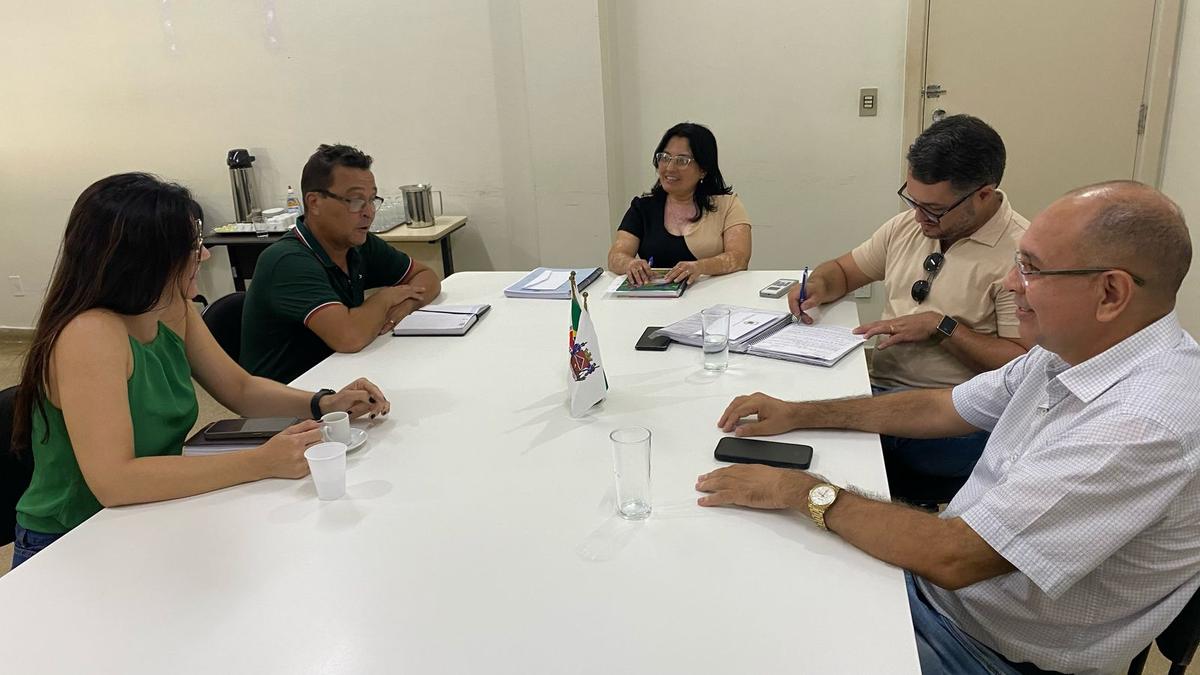 Reunião entre a Secretaria de Saúde e o Comad (Doto/Divulgação)