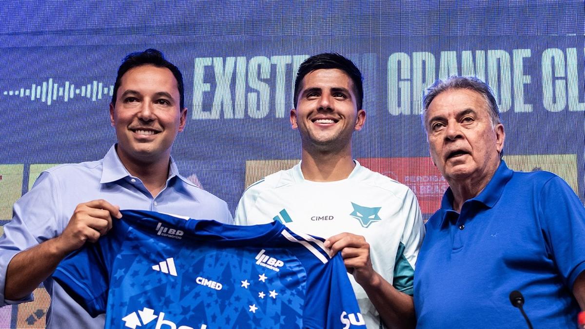 Mateo Gamarra estava sem oportunidades no Athletico (PR) e chega ao Cruzeiro após desistir do Talleres (ARG) (Foto/Gustavo Aleixo/Cruzeiro)