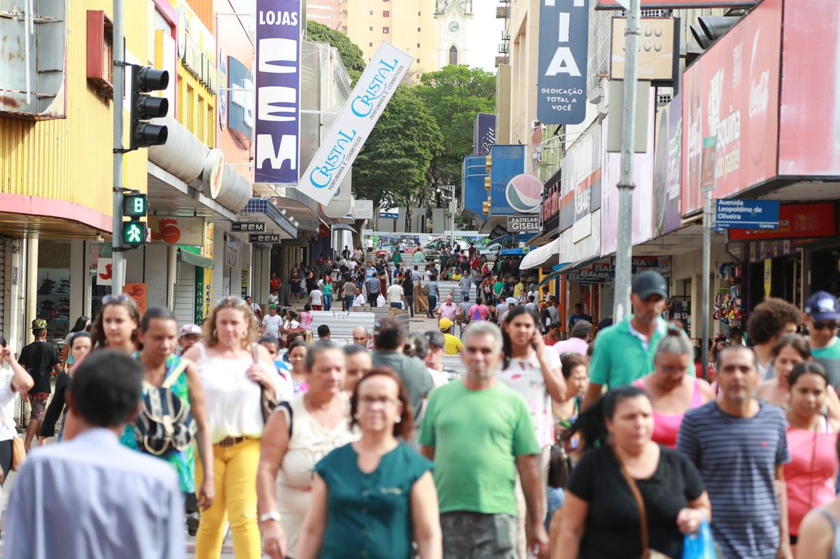 Segundo o IBGE, o crescimento populacional anual de Uberaba é de 1,11% (Foto/Reprodução)