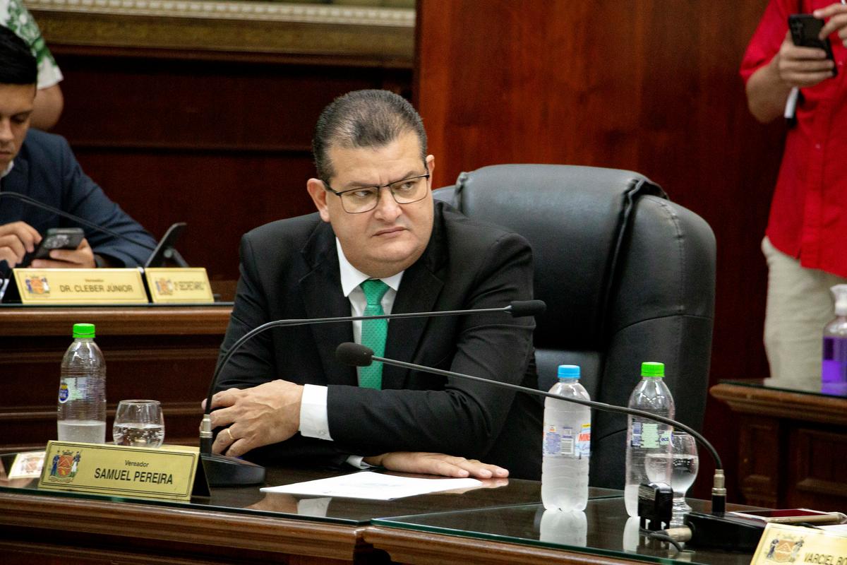 Vereador Samuel Pereira diz ter direito de ser ouvido no processo e fala em acordo de candidato não eleito com o Rede (Foto/Rodrigo Garcia)