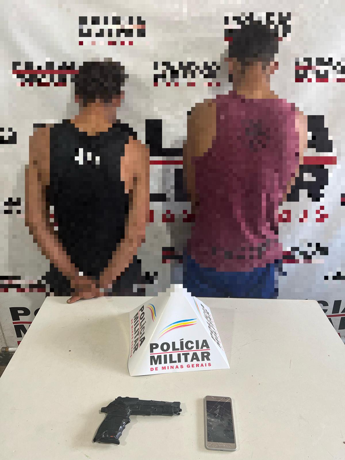 Durante abordagem e entrevista policial, os homens confessaram o crime. (Foto/Divulgação)