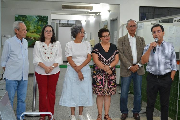 Precursores da Santa Casa de Misericórdia e direção da UFTM e do Hospital de Clínicas participaram o evento (Foto/Divulgação)