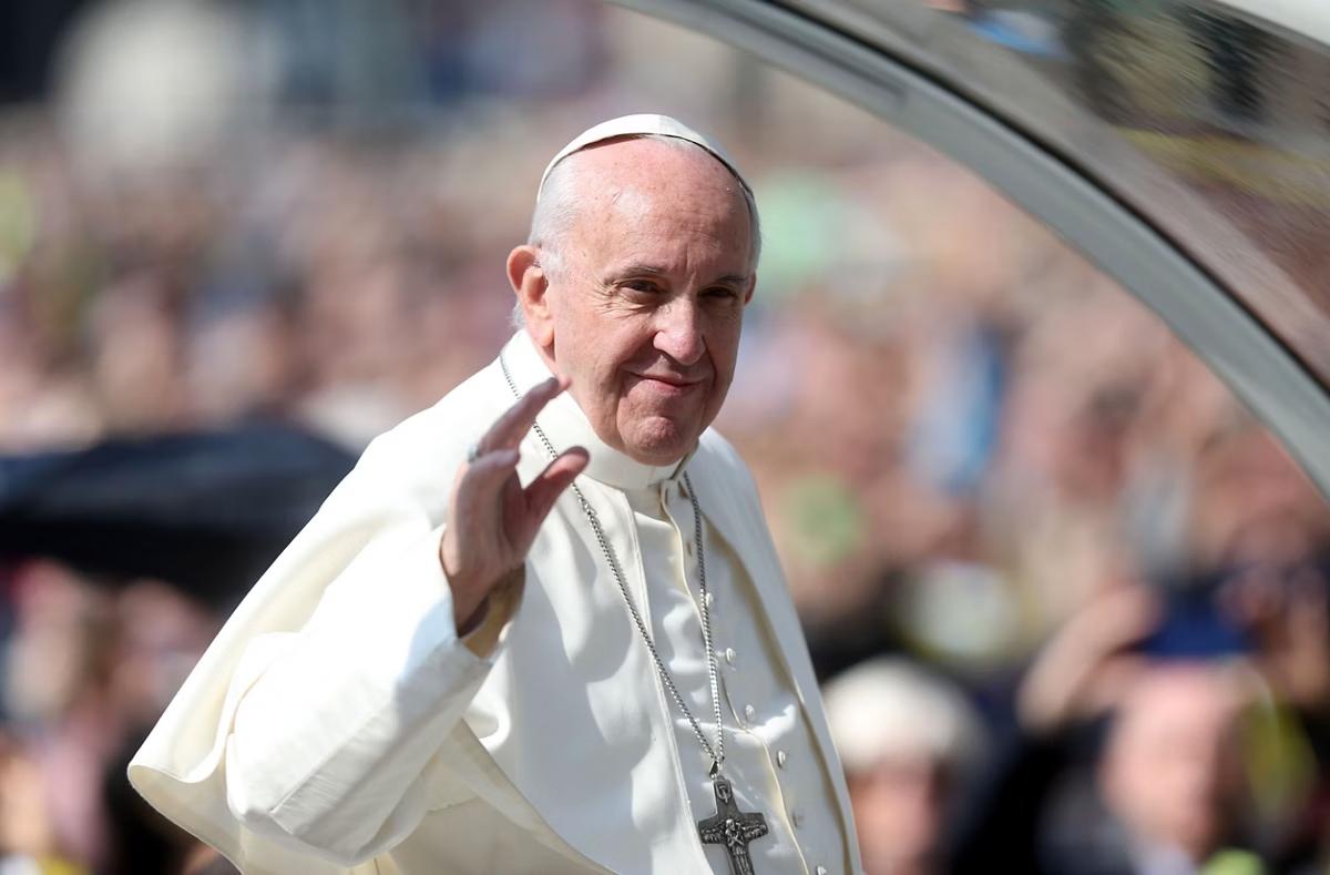 Papa Francisco foi internado no dia 14 de fevereiro (Foto: Stefano Porta/LaPresse/DiaEsportivo/Folhapress)