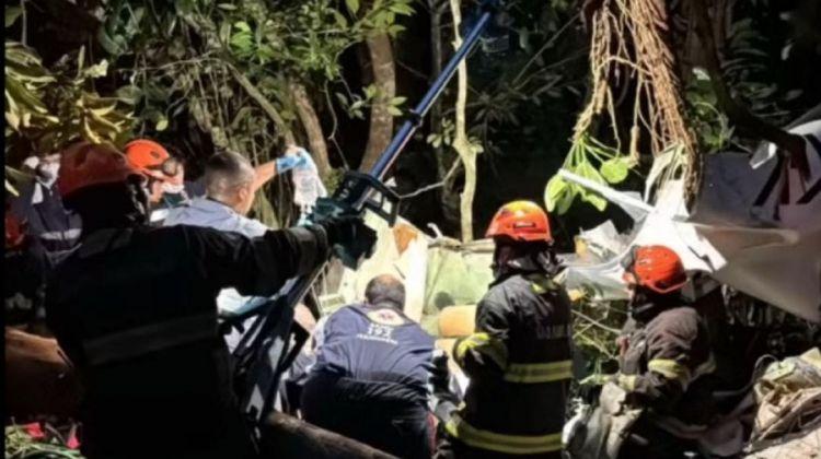 O avião caiu em área de mata, perto da Aldeia Indígena Awa Porungawa Dju, da etnia Tupi Guarani (Foto/Reprodução)