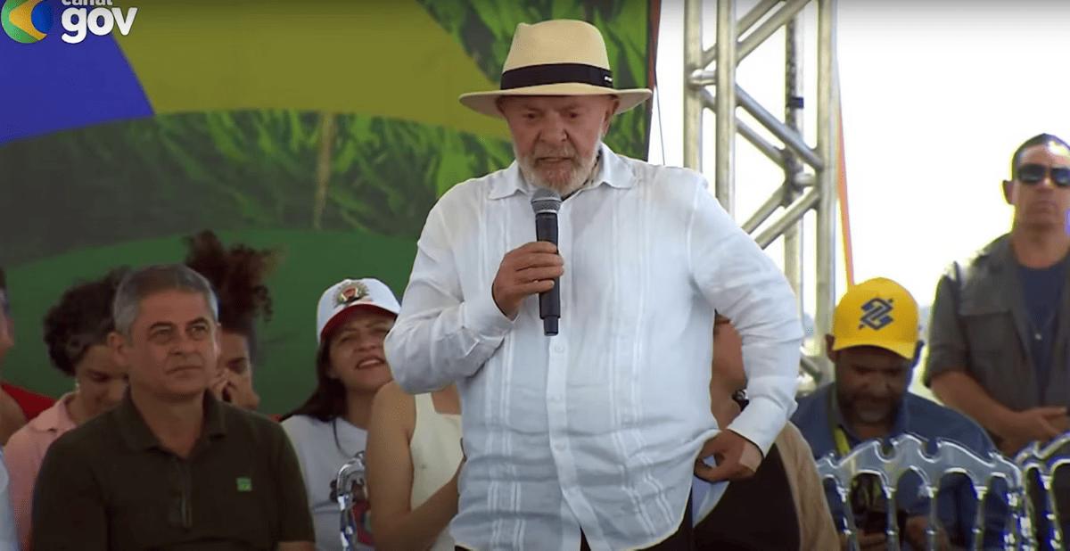 Declarações de Lula ocorreram durante visita ao assentamento Quilombo Campo Grande, do Movimento dos Trabalhadores Rurais Sem-Terra (Foto/Reprodução/Canal Lula)