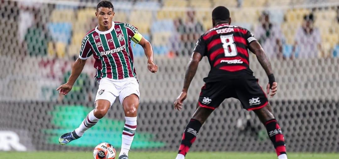 Thiago Silva e Gerson no Fla-Flu (Foto/Divulgação/FFC)