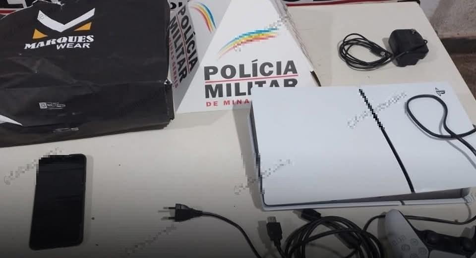 O equipamento foi recuperado após diligências da Polícia Militar e o suspeito, levado à Delegacia de Polícia (Foto/Divulgação)