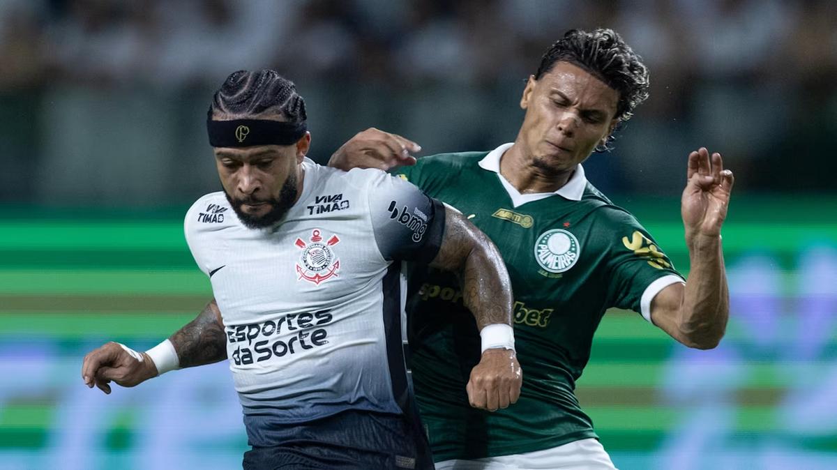 Neste domingo (16), às 18h30 (horário de Brasília), Palmeiras e Corinthians se enfrentam no Allianz Parque pelo jogo de ida da final do Campeonato Paulista 2025. (Foto/Reprodução)