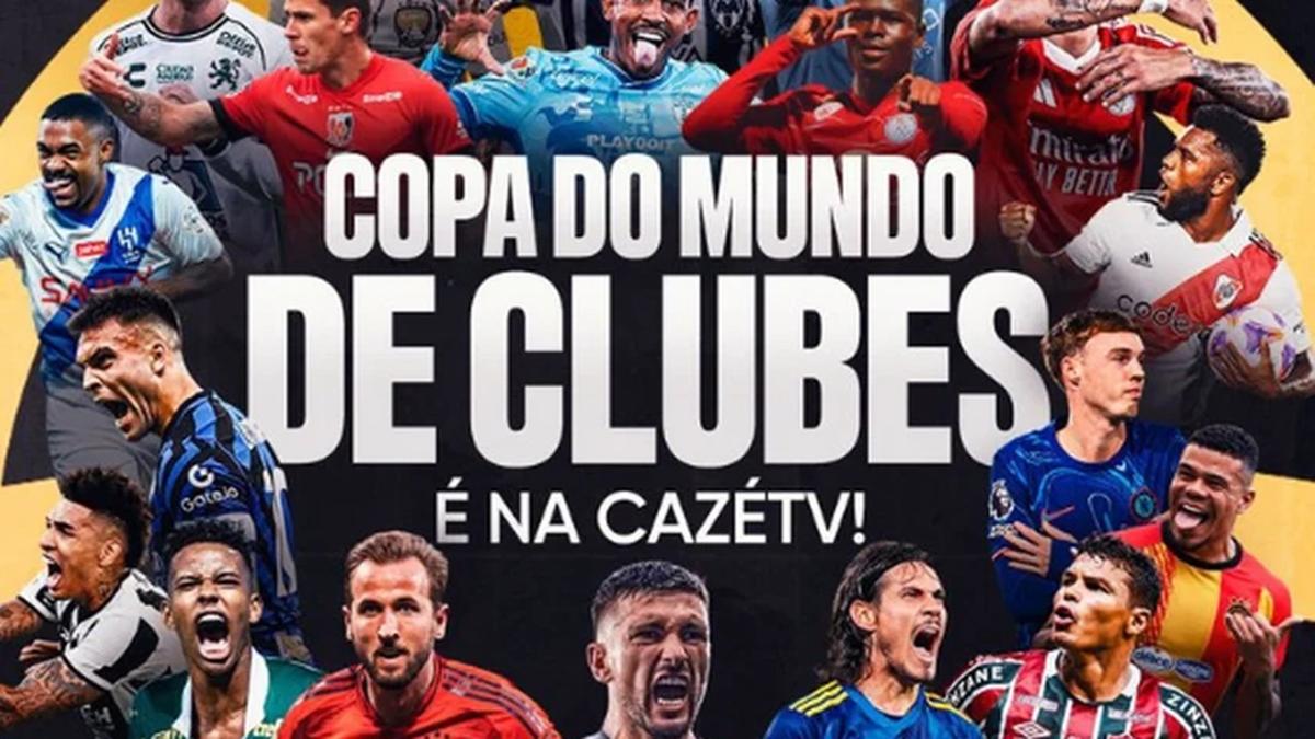 A CazéTV terá os direitos de transmissão de mais da metade das partidas, incluindo todos os jogos das equipes brasileiras (Foto/X)