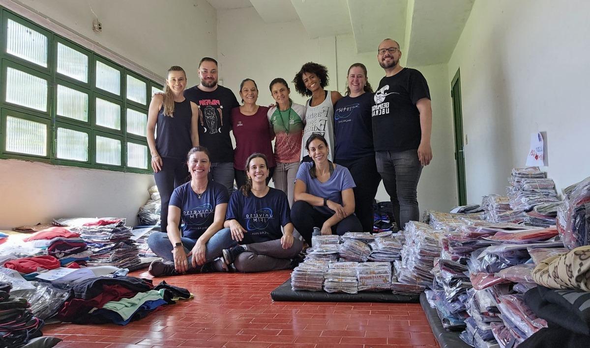 Equipe do Instituto Federal de Educação de Uberaba que atua no programa que alia conhecimento acadêmico e sustentabilidade (Foto/Divulgação)