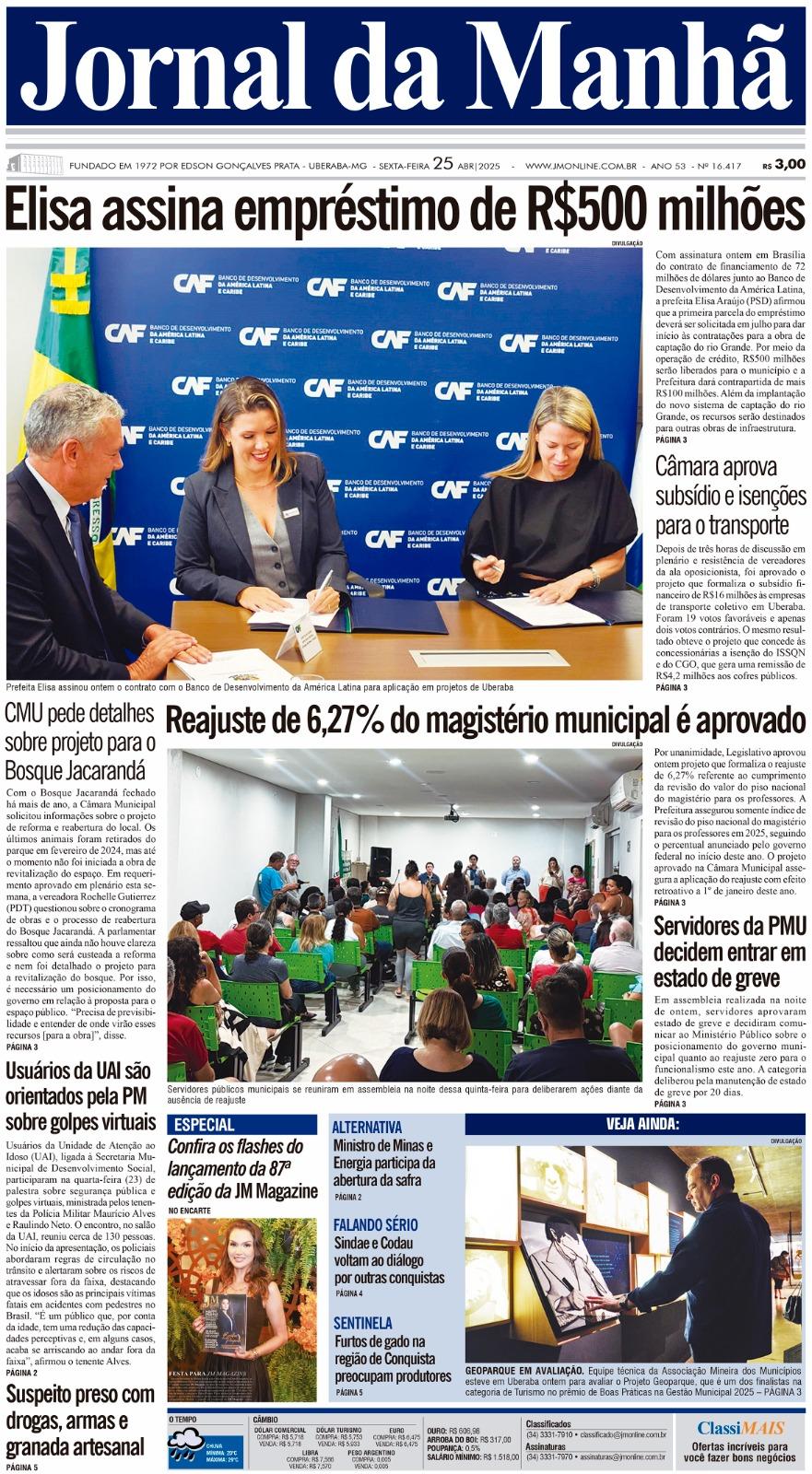 Edição do dia 25/04/2025
