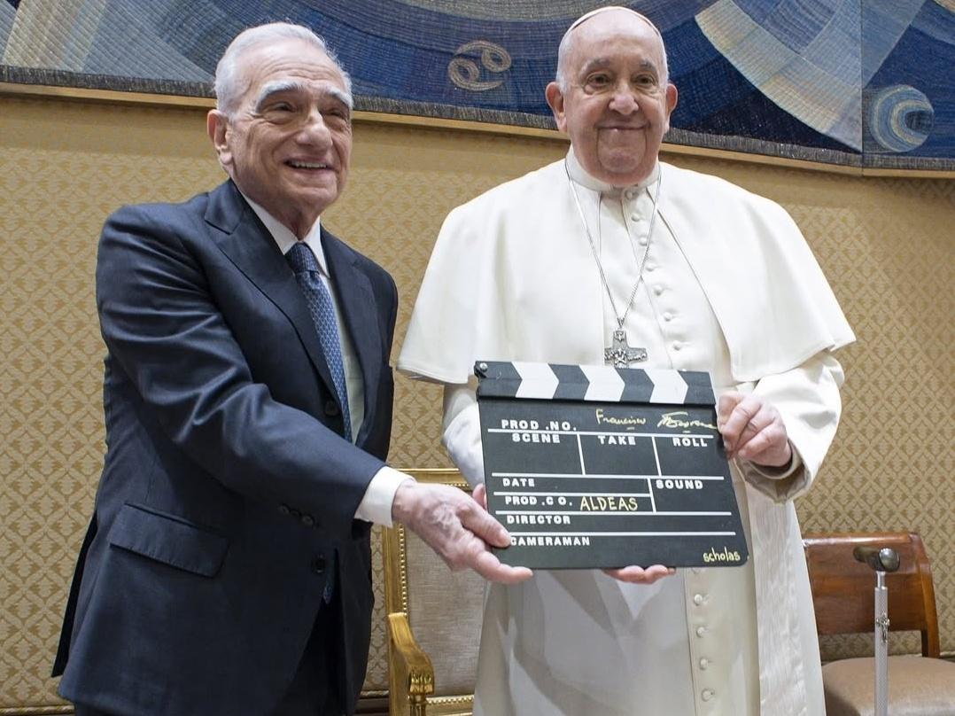 A obra inclui a última entrevista de fôlego concedida por Francisco para fins cinematográficos (Foto/Reprodução)