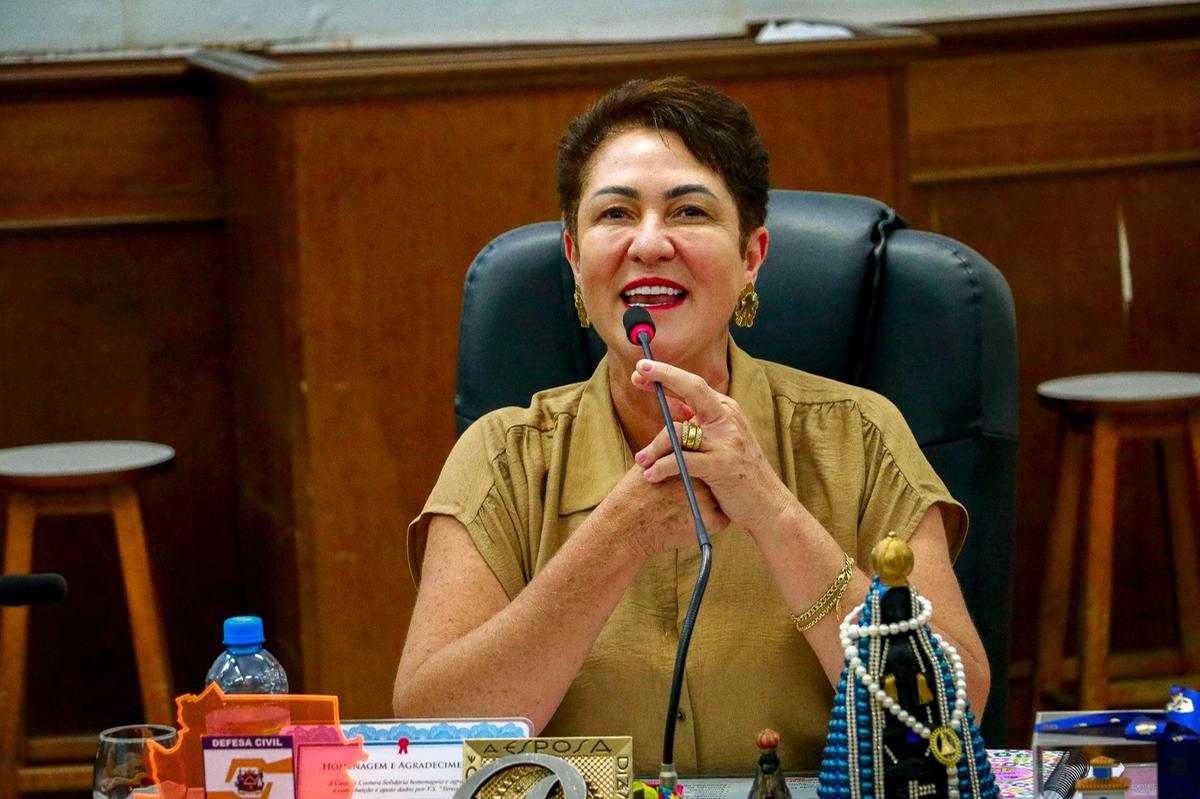 Vereadora Luciene Fachinelli diz que a isenção das taxas e contribuições municipais das creches comunitárias e demais organizações do terceiro setor permitirá a destinação de recursos para os projetos das entidades (Foto/Rodrigo Garcia)