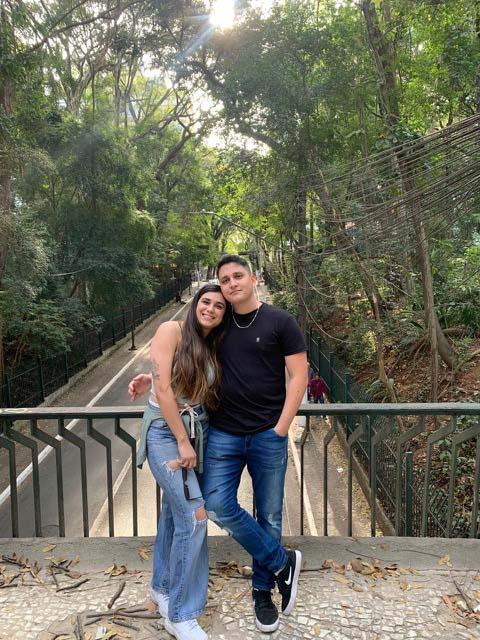 Renata Jardim e Samuel Klinsmann; ele fez aniversário no início deste mês (Foto/Arquivo pessoal)