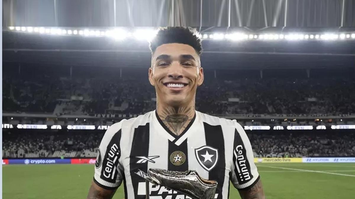 Igor Jesus anda devendo para a torcida do Botafogo e não vem jogando bem como antes (Foto/Arquivo)
