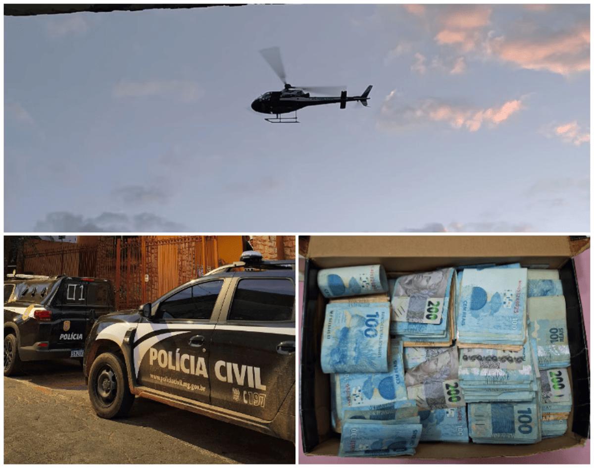 Três pessoas foram detidas suspeitas de serem os executores diretos do crime (Foto/PCMG/Divulgação)