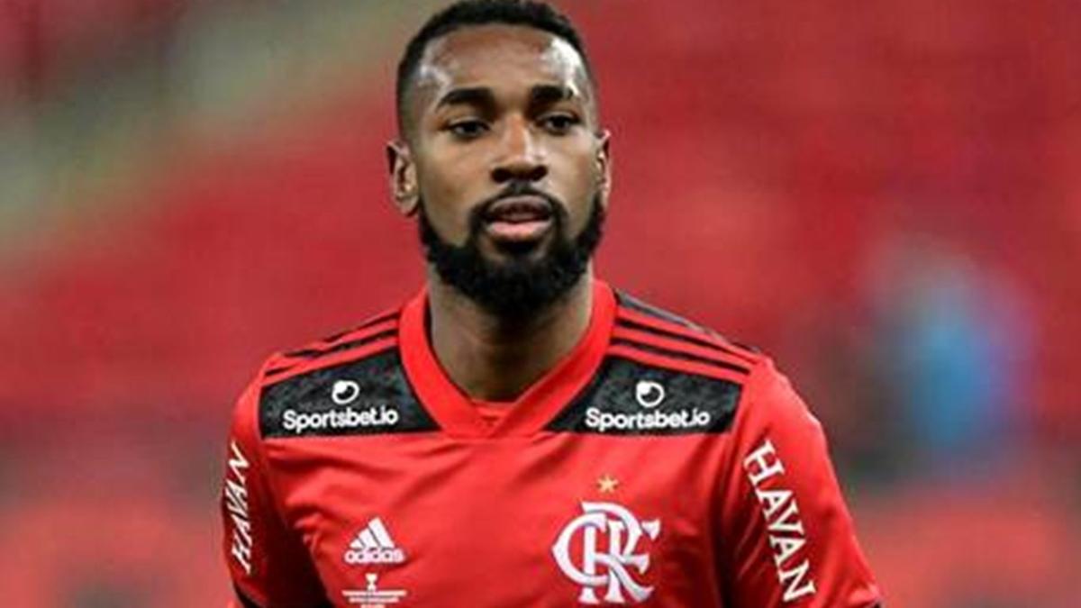 Flamengo abusou muito dos erros ontem na Argentina e foi castigado com o empate. Gerson foi um dos piores em campo (Foto/Reprodução TV)