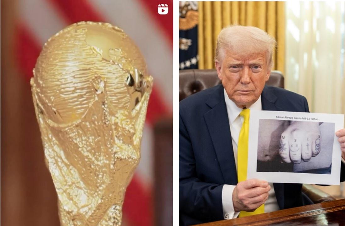 Por conta da invasão à Ucrânia, a Rússia foi suspensa em fevereiro de 2022. Trump quer os russos nos Estados Unidos (Foto/Instagram)