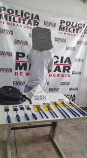O suspeito é conhecido por envolvimento recorrente em crimes patrimoniais. (Foto/Divulgação)