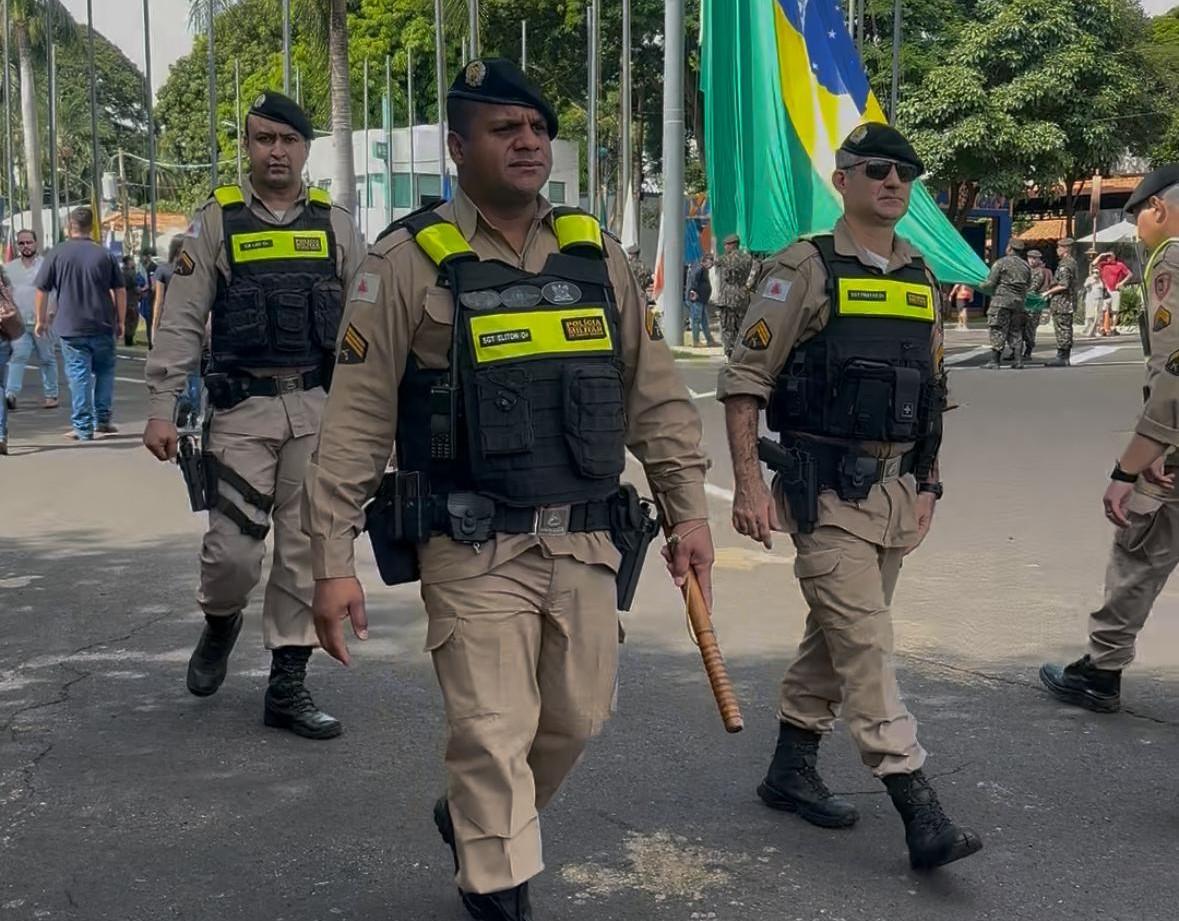 Presença da Polícia Militar no Parque Fernando Costa e nas ruas da cidade durante a feira fez com que a criminalidade tivesse queda significativa  (Foto/Divulgação)