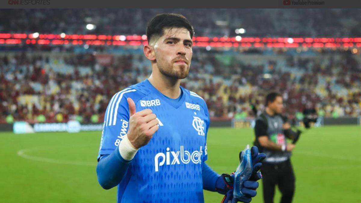 Os bandidos acertaram 4 tiros no carro de Agustín Rossi, goleiro do Flamengo (Foto/Gilvan de Souza/Flamengo)