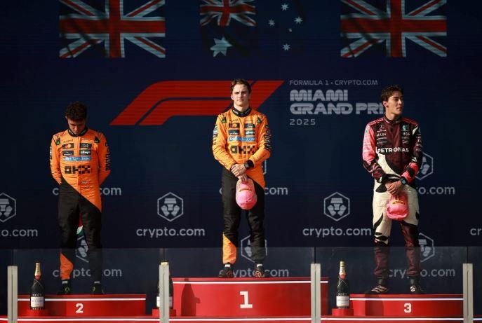 Mimi repete o pódio do GP da China (Foto/Reprodução)