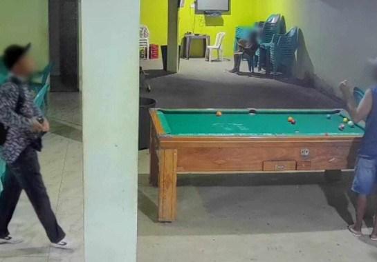 Homem entra em bar e atira cerca de 13 vezes na vítima (Foto/Divulgação/PMMG)