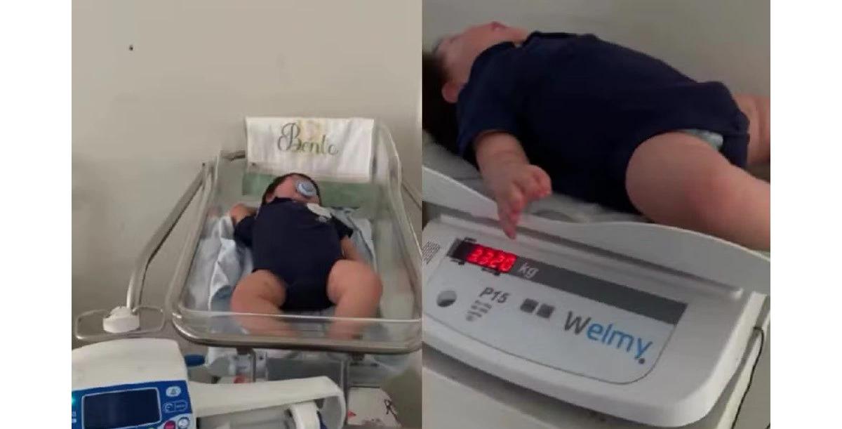 Uma influenciadora mineira compartilhou nas redes que levou bebê reborn para hospital; deputado quer proibir prática (Foto/Reprodução)